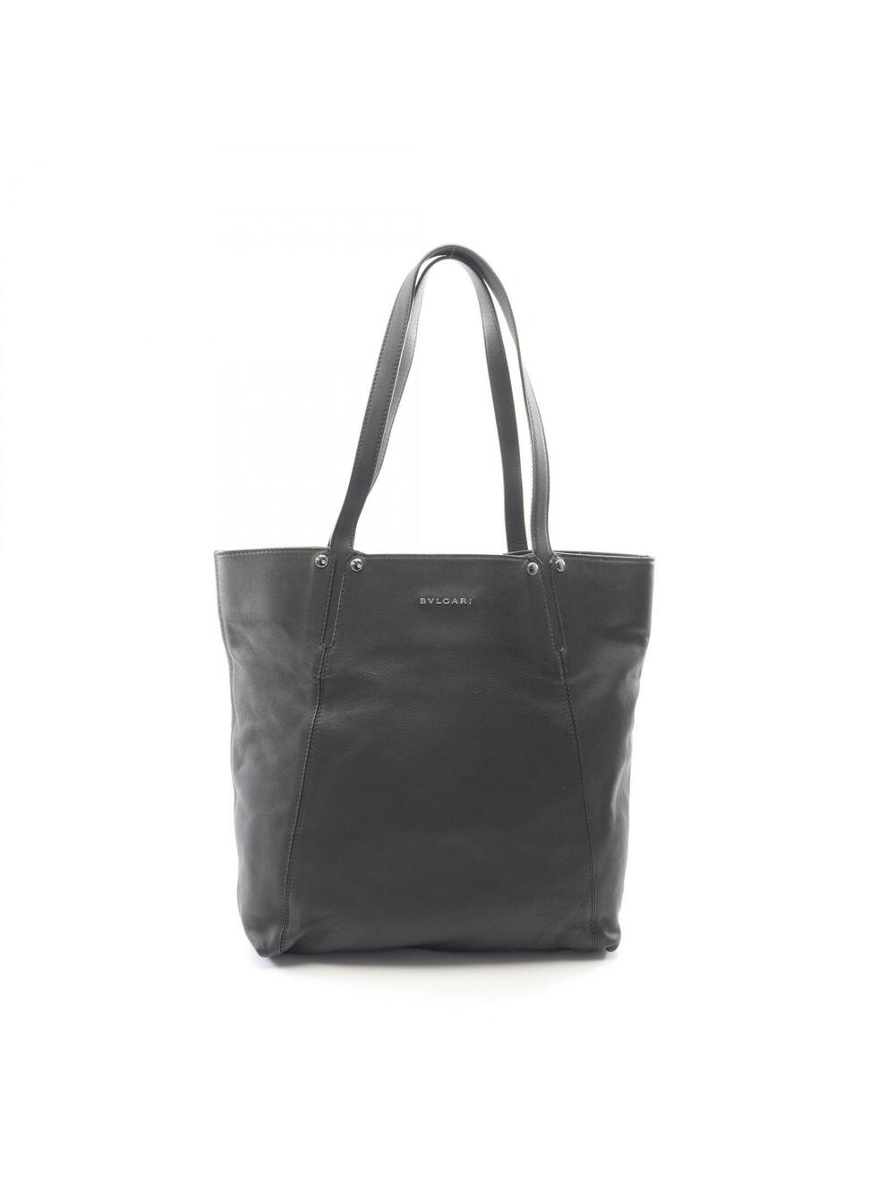 Bvlgari Logo Shoulder Tote Bag Leather #282662B44B